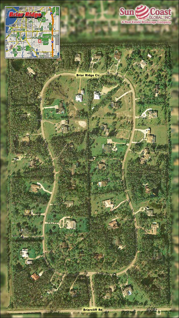 Briar Ridge Overhead Map